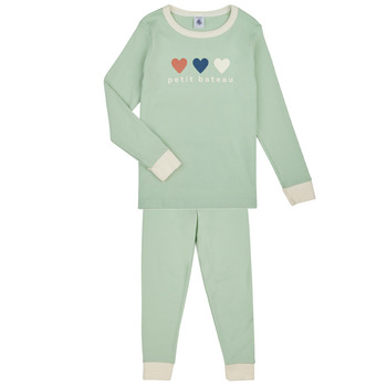 Oblečenie Dievča Pyžamá a nočné košele Petit Bateau MAMIA Zelená