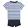 Oblečenie Chlapec Komplety a súpravy Petit Bateau MEDERIC Námornícka modrá / Béžová
