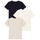 Oblečenie Deti Tričká s krátkym rukávom Petit Bateau A0A8H X3 Biela / Béžová / Čierna