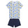 Oblečenie Deti Pyžamá a nočné košele Petit Bateau A0ABD X2 Modrá / Žltá