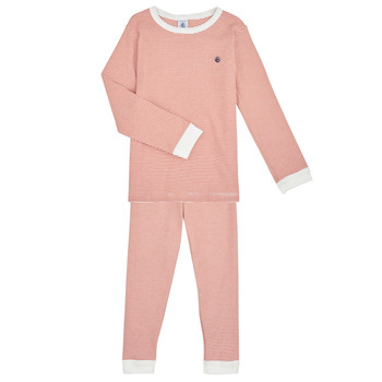 Oblečenie Deti Pyžamá a nočné košele Petit Bateau MAMOU Červená