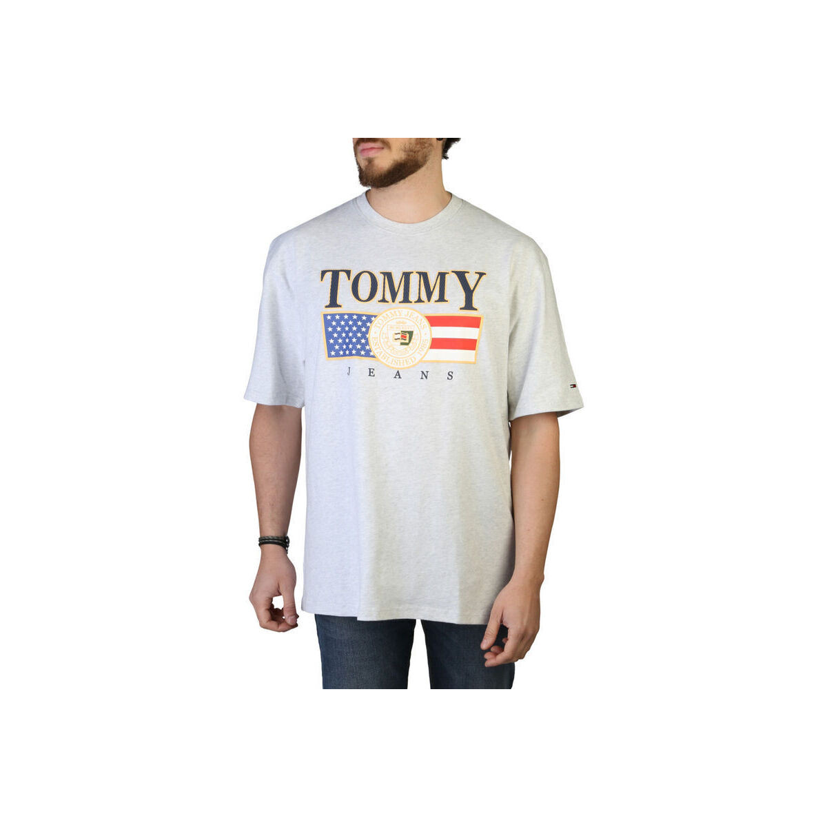 Oblečenie Muž Tričká s krátkym rukávom Tommy Hilfiger - dm0dm15660 Šedá