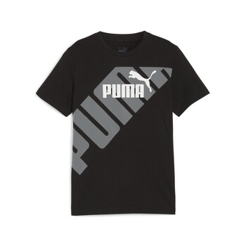 Oblečenie Chlapec Tričká s krátkym rukávom Puma PUMA POWER GRAPHIC TEE B Čierna