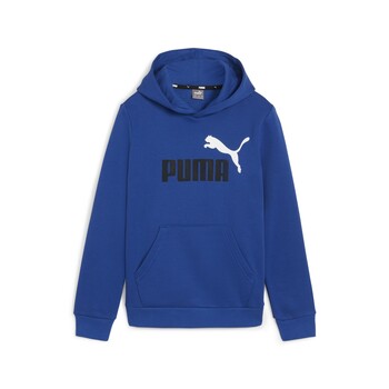 Oblečenie Chlapec Mikiny Puma ESS+ 2 COL BIG LOGO HOODIE FL B Modrá