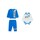 Oblečenie Chlapec Komplety a súpravy Guess P4RG05 Modrá