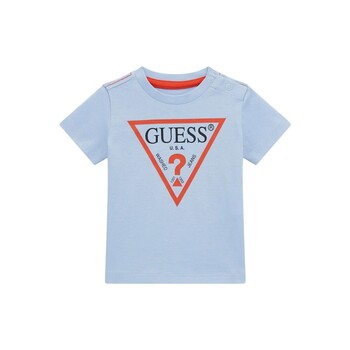Oblečenie Chlapec Tričká s krátkym rukávom Guess L73I55 Modrá
