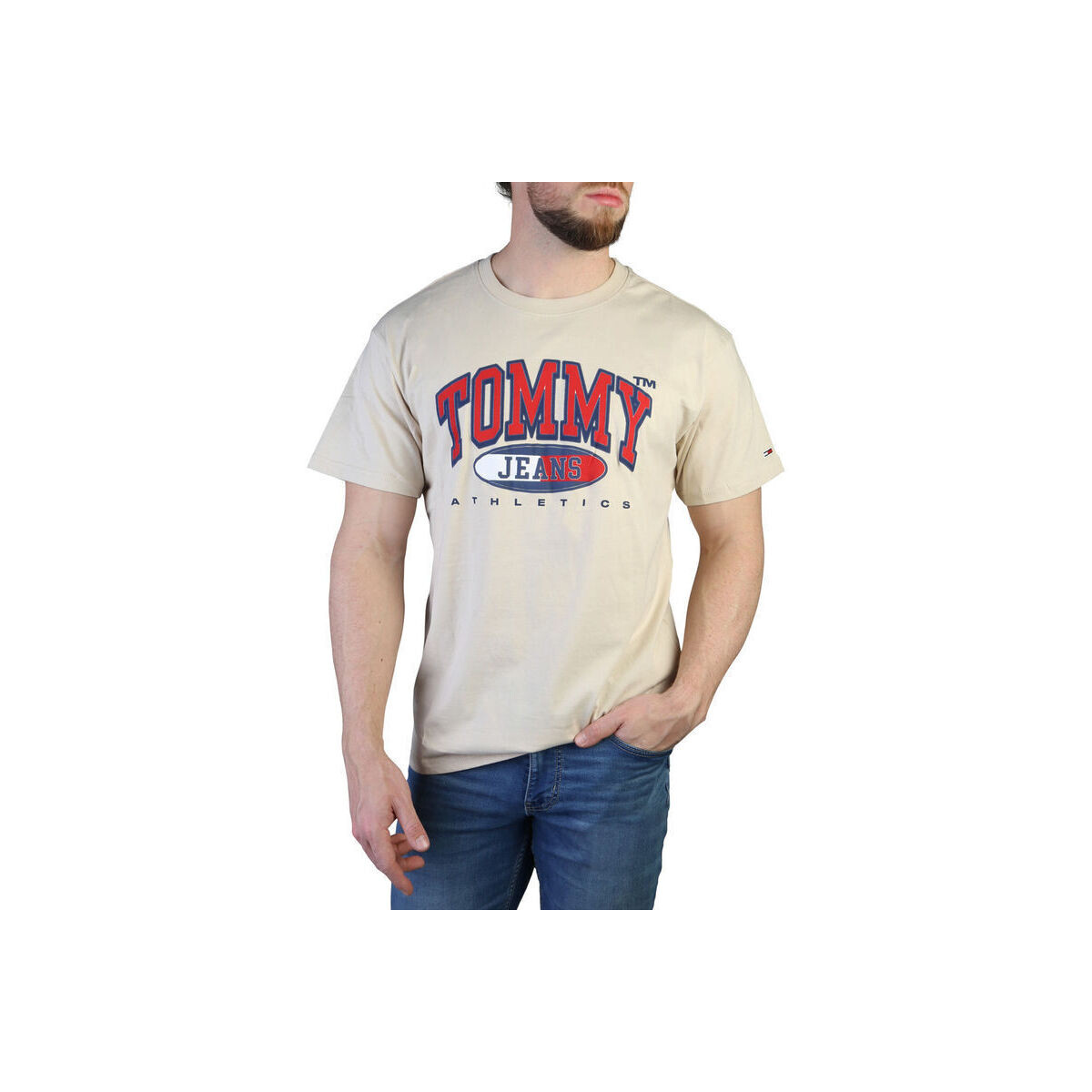 Oblečenie Muž Tričká s krátkym rukávom Tommy Hilfiger dm0dm16407 aci brown Hnedá