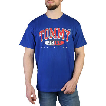 Oblečenie Muž Tričká s krátkym rukávom Tommy Hilfiger - dm0dm16407 Modrá