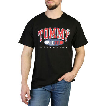 Oblečenie Muž Tričká s krátkym rukávom Tommy Hilfiger - dm0dm16407 Čierna