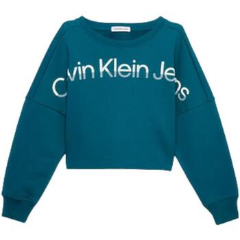 Oblečenie Dievča Mikiny Calvin Klein Jeans  Zelená