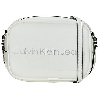 Tašky Muž Tašky cez rameno Calvin Klein Jeans SCULPTED CAMERA BAG18MONO Biela