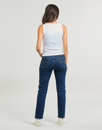 Calvin Klein Jeans WOVEN LABEL RIB TANK TOP Biela