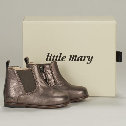 Topánky Dievča Čižmičky Little Mary ARON Oranžová