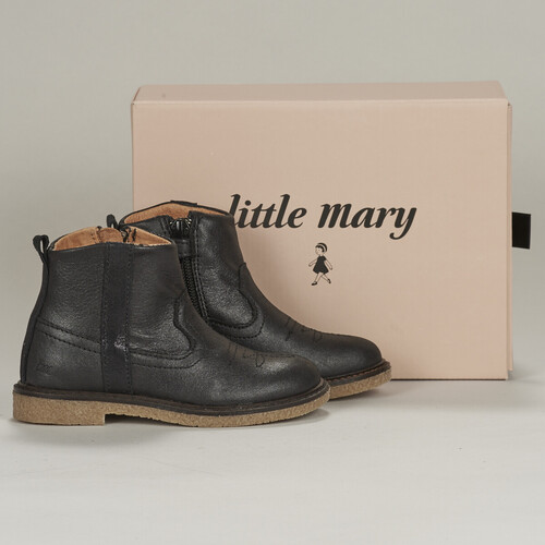 Topánky Dievča Polokozačky Little Mary DELLA Čierna