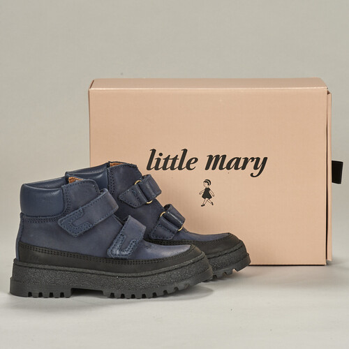 Topánky Chlapec Polokozačky Little Mary JAKE Modrá