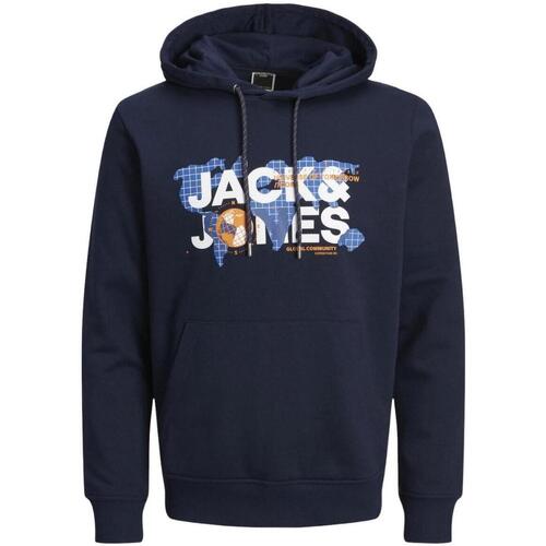 Oblečenie Muž Mikiny Jack & Jones  Modrá