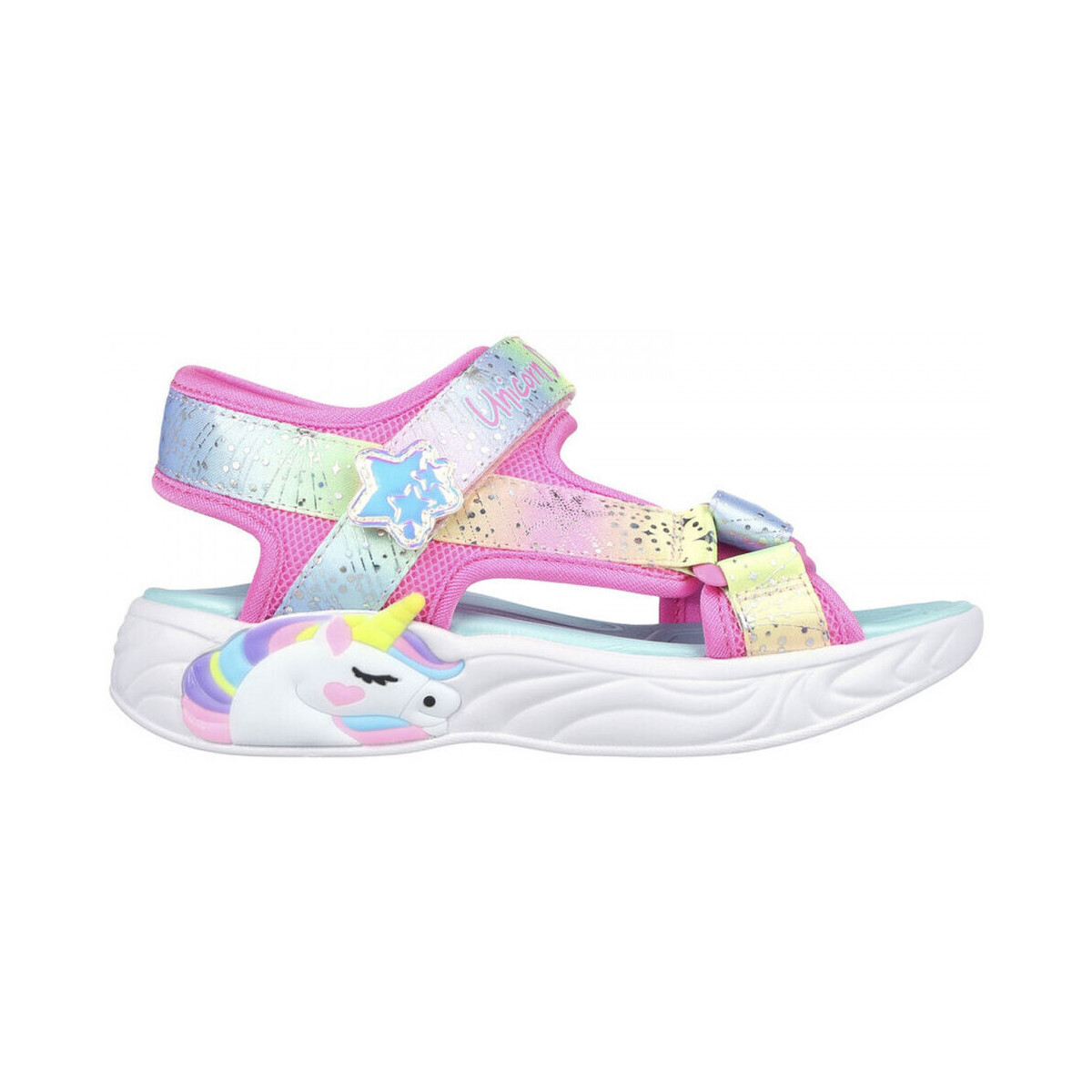 Topánky Deti Sandále Skechers Unicorn dreams sandal - majes Viacfarebná