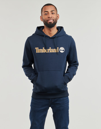 Oblečenie Muž Mikiny Timberland Linear Logo Hoodie Námornícka modrá