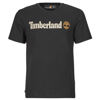 Oblečenie Muž Tričká s krátkym rukávom Timberland Linear Logo Short Sleeve Tee Čierna
