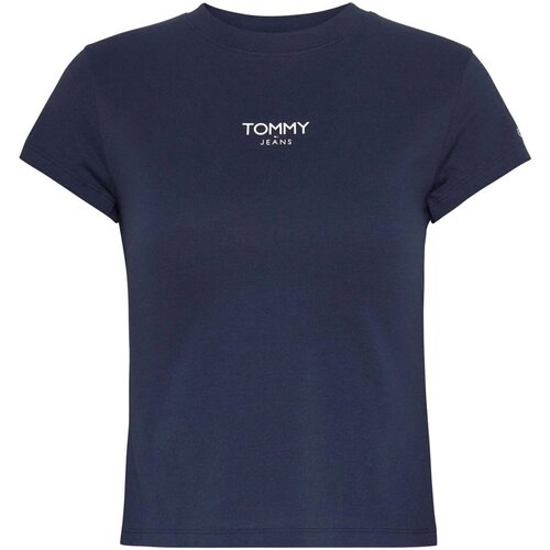 Oblečenie Žena Tričká a polokošele Tommy Jeans DW0DW16435 Modrá
