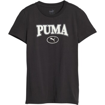 Oblečenie Dievča Tričká s krátkym rukávom Puma 219619 Čierna
