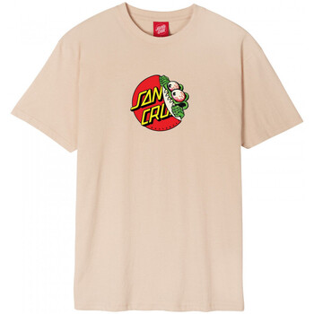 Oblečenie Muž Tričká a polokošele Santa Cruz Beware dot front t-shirt Béžová