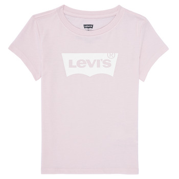 Oblečenie Dievča Tričká s krátkym rukávom Levi's BATWING TEE Ružová / Biela
