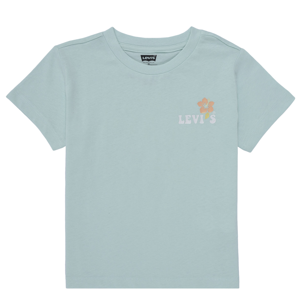 Oblečenie Dievča Tričká s krátkym rukávom Levi's OCEAN BEACH SS TEE Modrá / Pastelová / Oranžová / Pastelová