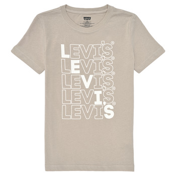 Oblečenie Chlapec Tričká s krátkym rukávom Levi's LEVI'S LOUD TEE Béžová
