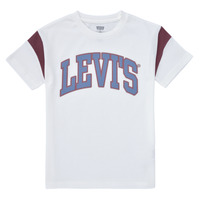 Oblečenie Chlapec Tričká s krátkym rukávom Levi's LEVI'S PREP SPORT TEE Biela / Modrá / Červená