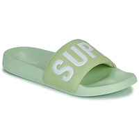 Topánky Žena športové šľapky Superdry Sandales De Piscine Véganes Core Zelená / Biela