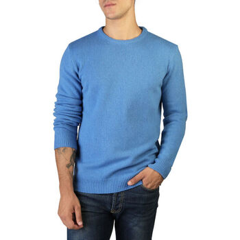 Oblečenie Muž Svetre 100% Cashmere Jersey Modrá