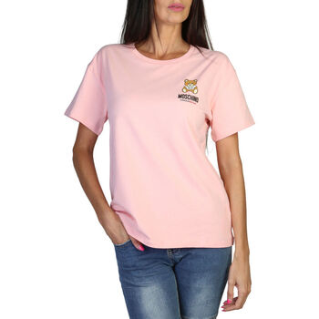 Oblečenie Žena Tričká s krátkym rukávom Moschino - A0784-4410 Ružová