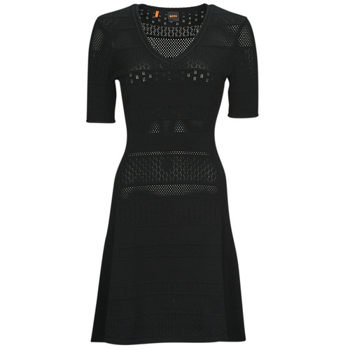 Oblečenie Žena Krátke šaty BOSS C_Fanube Čierna