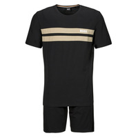 Oblečenie Muž Pyžamá a nočné košele BOSS Balance Short Set Čierna