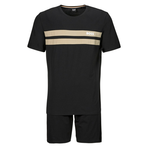 Oblečenie Muž Pyžamá a nočné košele BOSS Balance Short Set Čierna