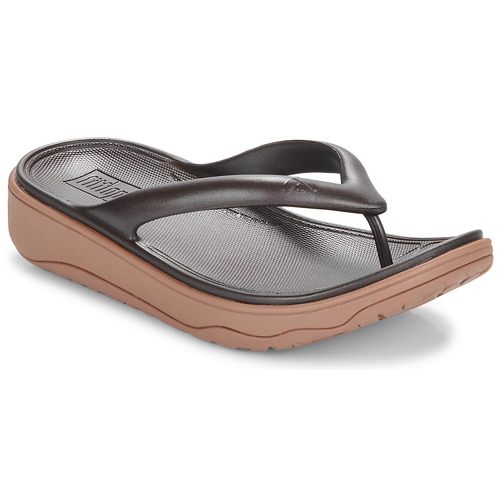 Topánky Žena Žabky FitFlop Relieff Metallic Recovery Toe-Post Sandals Bronzová