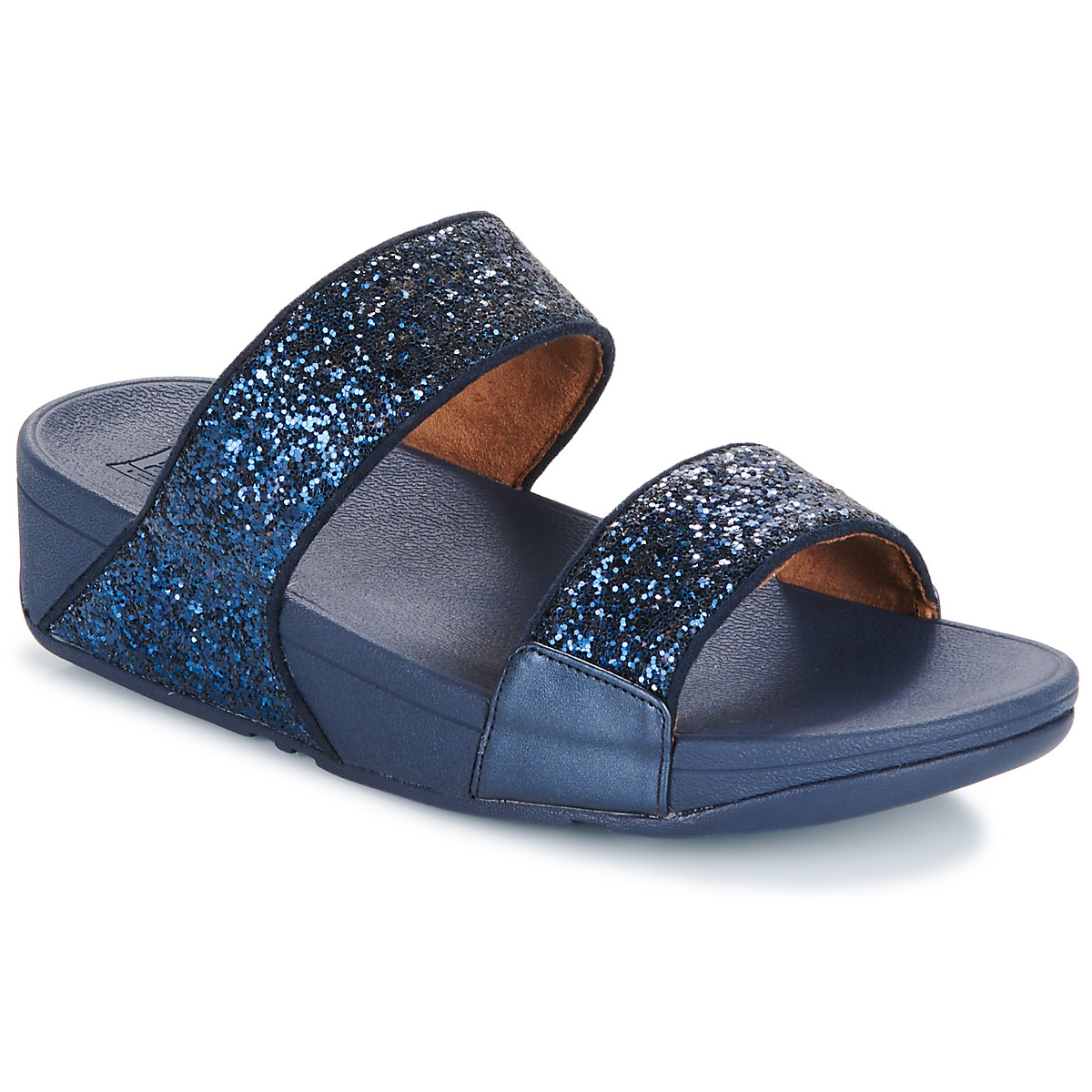 Topánky Žena Sandále FitFlop Lulu Glitter Slides Modrá