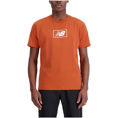 Oblečenie Muž Tričká s krátkym rukávom New Balance  Oranžová