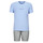 Oblečenie Muž Pyžamá a nočné košele Calvin Klein Jeans S/S SHORT SET Modrá / Šedá
