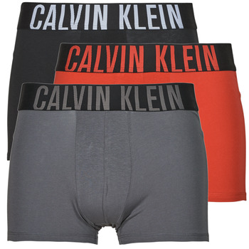 Spodná bielizeň Muž Boxerky Calvin Klein Jeans TRUNK 3PK X3 Červená / Čierna / Šedá