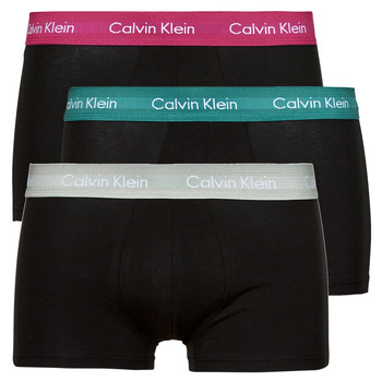 Spodná bielizeň Muž Boxerky Calvin Klein Jeans LOW RISE TRUNK 3PK X3 Čierna