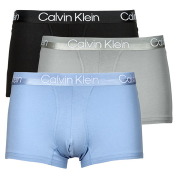 Spodná bielizeň Muž Boxerky Calvin Klein Jeans TRUNK 3PK X3 Šedá / Modrá / Čierna