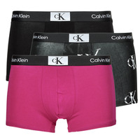 Spodná bielizeň Muž Boxerky Calvin Klein Jeans TRUNK 3PK X3 Čierna / Čierna / Fialová 