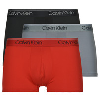 Spodná bielizeň Muž Boxerky Calvin Klein Jeans LOW RISE TRUNK 3PK X3 Čierna / Červená / Šedá