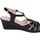 Topánky Žena Sandále Confort EZ432 Čierna