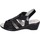 Topánky Žena Sandále Confort EZ438 Čierna