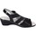 Topánky Žena Sandále Confort EZ438 Čierna