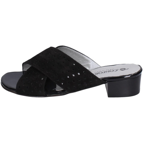 Topánky Žena Sandále Confort EZ440 Čierna