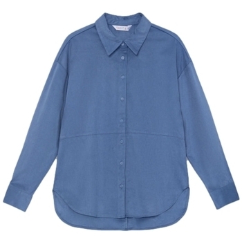 Oblečenie Žena Blúzky Compania Fantastica COMPAÑIA FANTÁSTICA Shirt 11057 - Blue Modrá